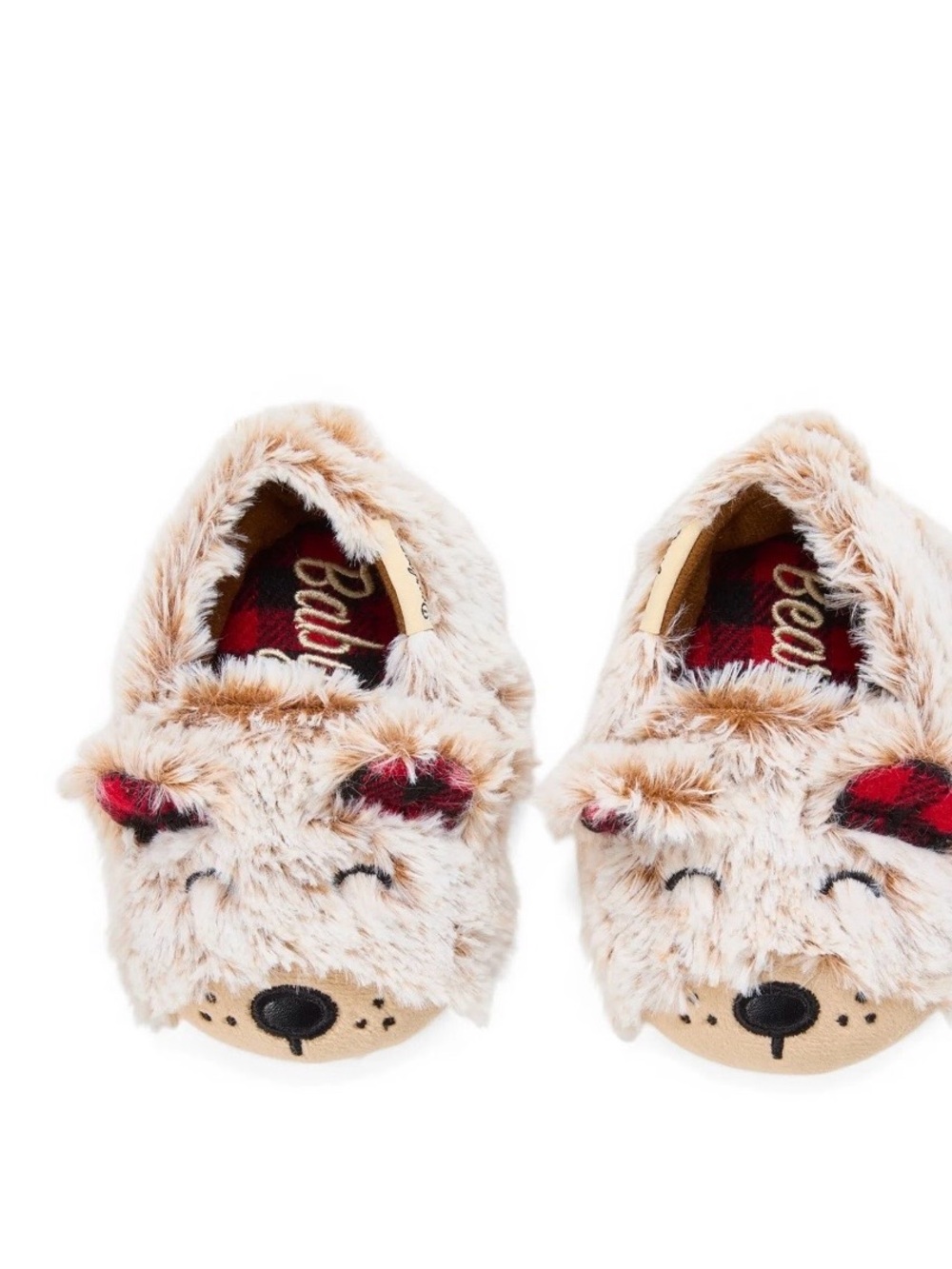 Dearfoams Cozy Comfort Bear Slippers Baby Size 1/2